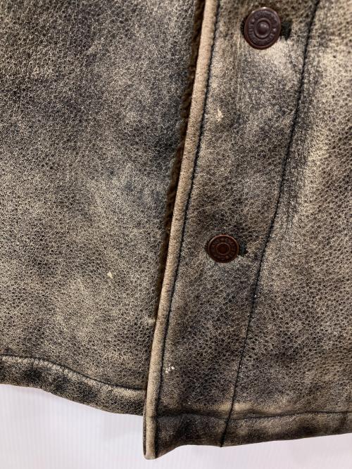 GAP（ギャップ）GAP (ギャップ) レザーコート ブラウン サイズ:Mの古着・服飾アイテム