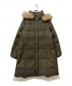 KUMIKYOKUクミキョク）の古着「ライトタフタロング ダウン」｜オリーブ