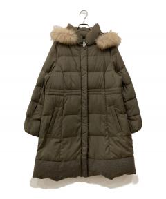 中古・古着通販】伊太利屋 (イタリヤ) アニマル柄コート マルチカラー