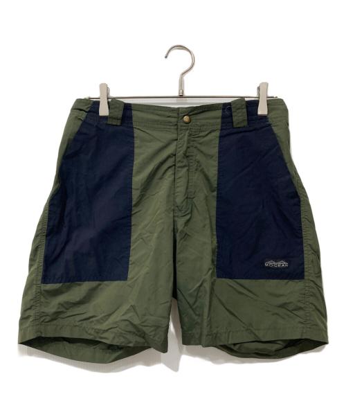 MOCEAN（モーシャン）MOCEAN (モーシャン) ナイロンハーフパンツ カーキ サイズ:Mの古着・服飾アイテム
