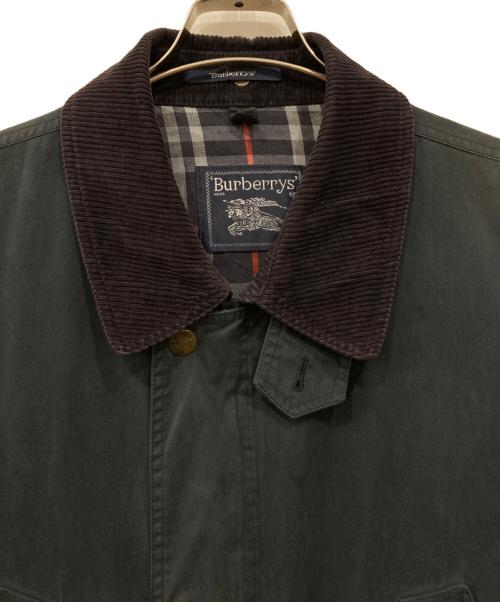 Burberry's（バーバリー）Burberry's (バーバリー) 襟コーデュロイジャケット ネイビー サイズ:SIZE 39 1/2(約M~L)の古着・服飾アイテム