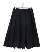 COMME des GARCONSコムデギャルソン）の古着「ウェーブスカート」｜ブラック
