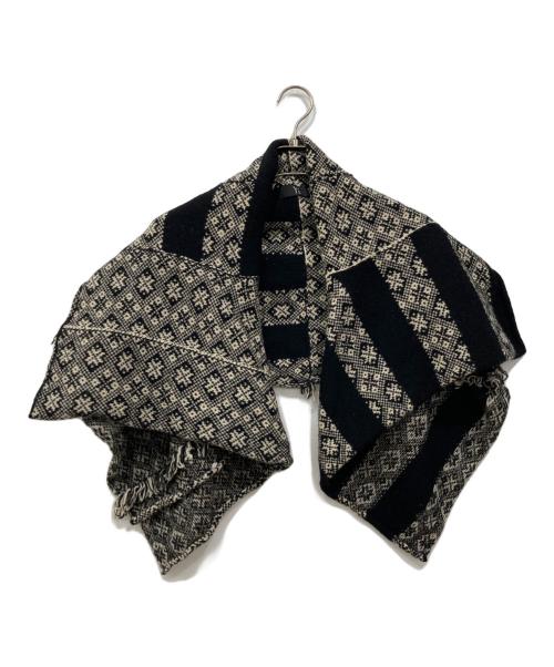 Y's（ワイズ）Y's (ワイズ) デザインニットベスト ベージュ×ブラック サイズ:2の古着・服飾アイテム