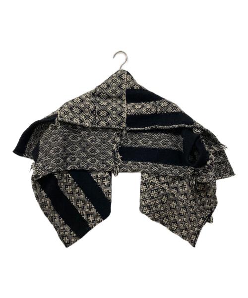 Y's（ワイズ）Y's (ワイズ) デザインニットベスト ベージュ×ブラック サイズ:2の古着・服飾アイテム