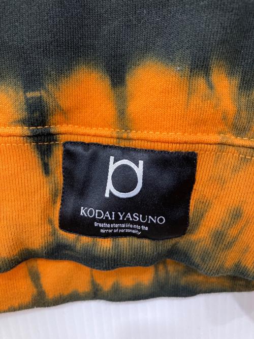 KODAI YASUNO（コウダイ ヤスノ）KODAI YASUNO (コウダイ ヤスノ) タイダイスウェット ブラック サイズ:Lの古着・服飾アイテム