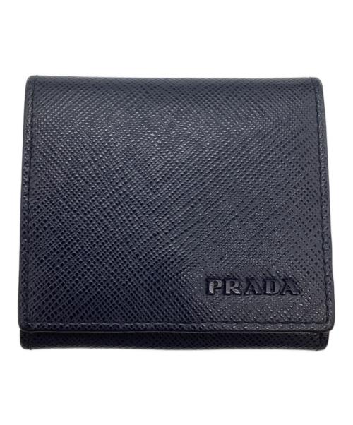 PRADA（プラダ）PRADA (プラダ) コインケース ネイビーの古着・服飾アイテム