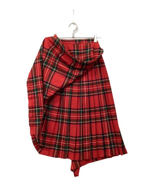 O'NEIL OF DUBLIN（オニールオブダブリン）O'NEIL OF DUBLIN (オニールオブダブリン) ラップスカート レッド サイズ:38の古着・服飾アイテム
