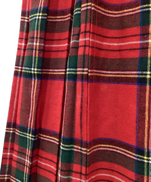 O'NEIL OF DUBLIN（オニールオブダブリン）O'NEIL OF DUBLIN (オニールオブダブリン) ラップスカート レッド サイズ:38の古着・服飾アイテム