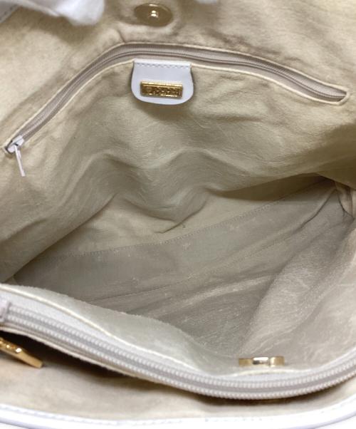 GUCCI（グッチ）GUCCI (グッチ) フローラルトートバッグ ベージュの古着・服飾アイテム