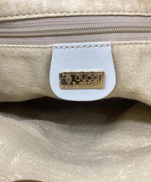 GUCCI（グッチ）GUCCI (グッチ) フローラルトートバッグ ベージュの古着・服飾アイテム