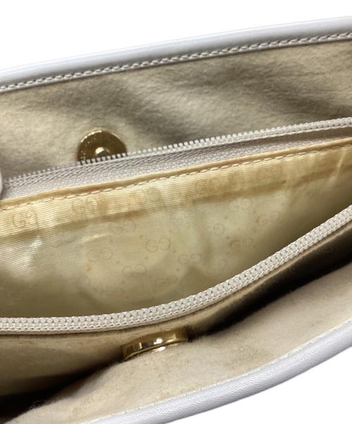 GUCCI（グッチ）GUCCI (グッチ) フローラルトートバッグ ベージュの古着・服飾アイテム