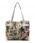 GUCCI (グッチ) フローラルトートバッグ ベージュ：30000円