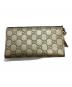 GUCCI (グッチ) GGロゴロングウォレット ゴールド：10000円