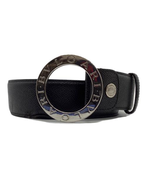BVLGARI（ブルガリ）BVLGARI (ブルガリ) レザーベルト ブラック サイズ:105/42の古着・服飾アイテム