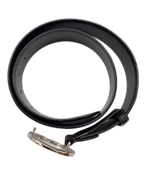 BVLGARI（ブルガリ）BVLGARI (ブルガリ) レザーベルト ブラック サイズ:105/42の古着・服飾アイテム