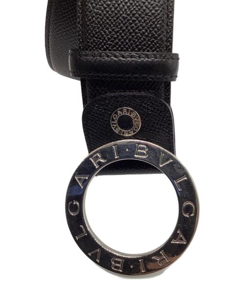 BVLGARI（ブルガリ）BVLGARI (ブルガリ) レザーベルト ブラック サイズ:105/42の古着・服飾アイテム