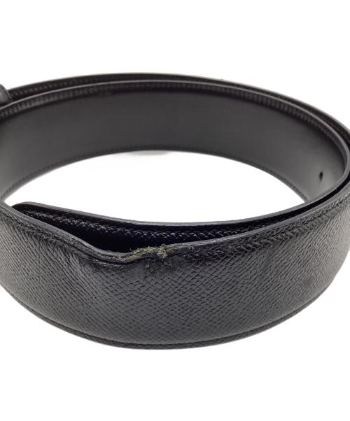 BVLGARI（ブルガリ）BVLGARI (ブルガリ) レザーベルト ブラック サイズ:105/42の古着・服飾アイテム