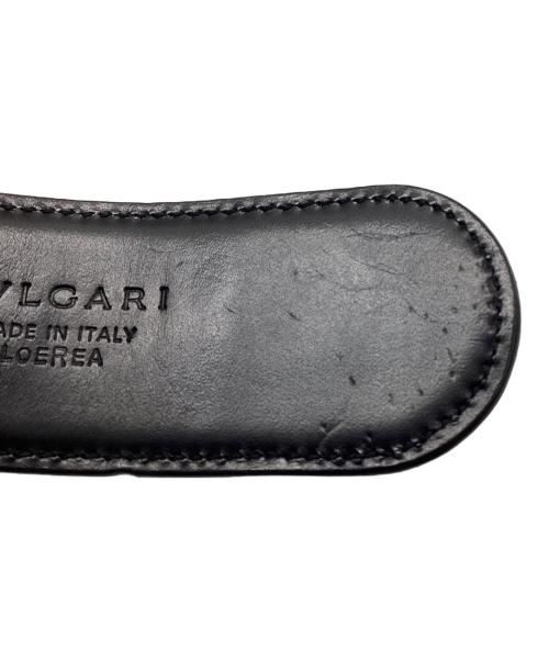BVLGARI（ブルガリ）BVLGARI (ブルガリ) レザーベルト ブラック サイズ:105/42の古着・服飾アイテム