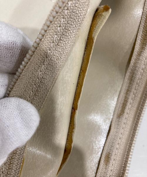 LOEWE（ロエベ）LOEWE (ロエベ) アントン キャンバス レザー リュック ベージュ×ブラウンの古着・服飾アイテム