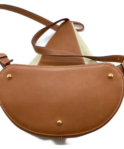 LOEWE（ロエベ）LOEWE (ロエベ) アントン キャンバス レザー リュック ベージュ×ブラウンの古着・服飾アイテム