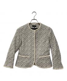 theory（セオリー）の古着「ツイードジャケット」｜ホワイト