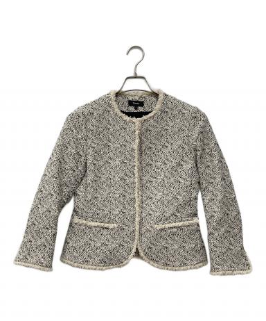 中古・古着通販】theory (セオリー) ツイードジャケット ホワイト