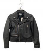 upper hightsアッパーハイツ）の古着「ダブルライダースジャケット」｜ブラック