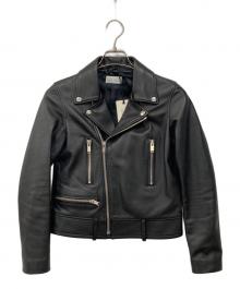 upper hights（アッパーハイツ）の古着「ダブルライダースジャケット」｜ブラック