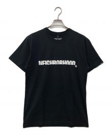 NEIGHBORHOOD（ネイバーフッド）の古着「ハーフロゴ Tシャツ」｜ブラック