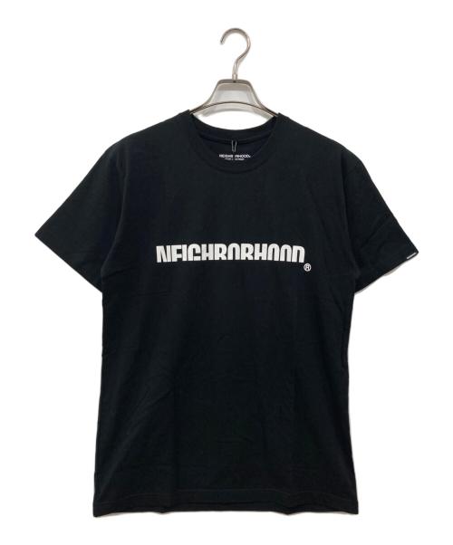 NEIGHBORHOOD（ネイバーフッド）NEIGHBORHOOD (ネイバーフッド) ハーフロゴ Tシャツ ブラック サイズ:Sの古着・服飾アイテム