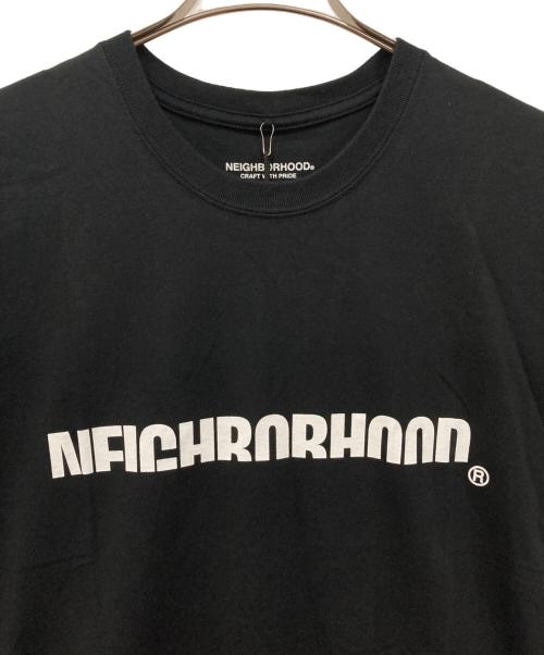 NEIGHBORHOOD（ネイバーフッド）NEIGHBORHOOD (ネイバーフッド) ハーフロゴ Tシャツ ブラック サイズ:Sの古着・服飾アイテム