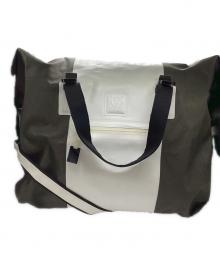 VICIOUSVENOM（ヴェシャスヴェノム）の古着「ショルダーバッグ」｜ホワイト×カーキ