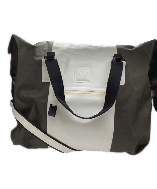 VICIOUSVENOM（ヴェシャスヴェノム）VICIOUSVENOM (ヴェシャスヴェノム) ショルダーバッグ ホワイト×カーキの古着・服飾アイテム