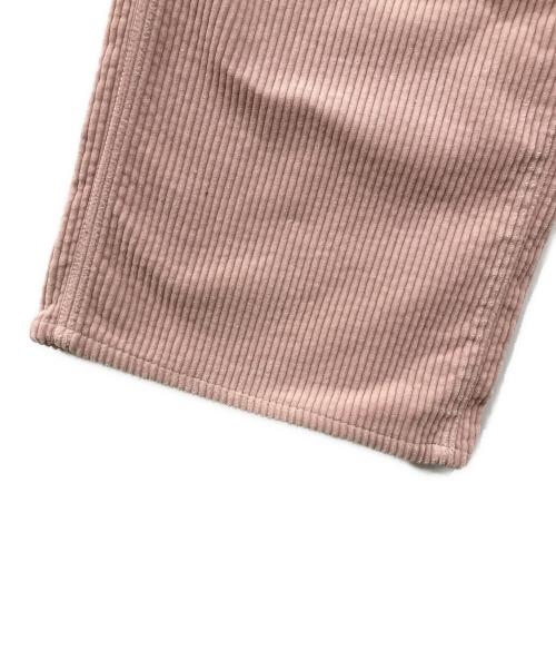 RED CARD（レッドカード）RED CARD (レッドカード) コーデュロイワイドパンツ ピンク サイズ:W24（61cm）の古着・服飾アイテム