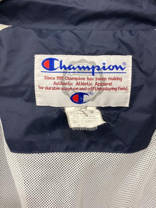 Champion（チャンピオン）Champion (チャンピオン) USAナイロンジャケット ネイビー サイズ:XLの古着・服飾アイテム