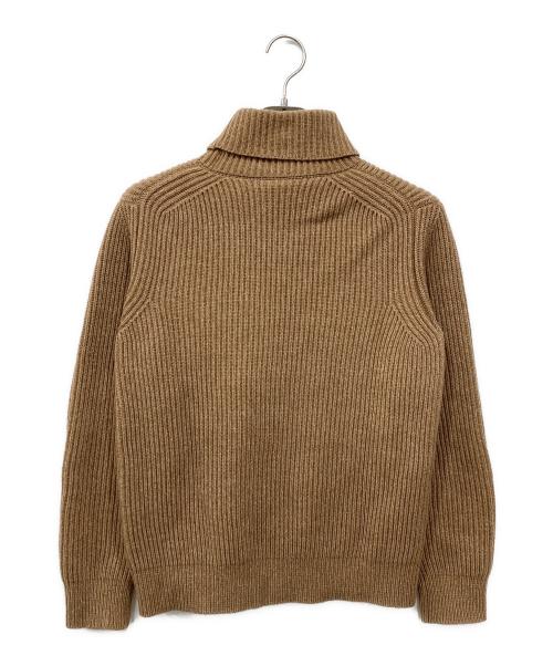 AURALEE（オーラリー）AURALEE (オーラリー) キャメルヘアタートルネック リブニット セーター ベージュ サイズ:3の古着・服飾アイテム