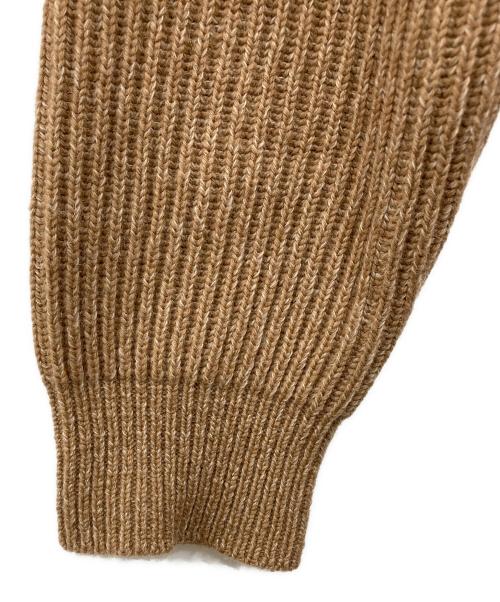 AURALEE（オーラリー）AURALEE (オーラリー) キャメルヘアタートルネック リブニット セーター ベージュ サイズ:3の古着・服飾アイテム