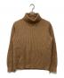 AURALEE（オーラリー）の古着「キャメルヘアタートルネック リブニット セーター」｜ベージュ