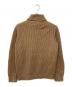 AURALEE (オーラリー) キャメルヘアタートルネック リブニット セーター ベージュ サイズ:3：9000円