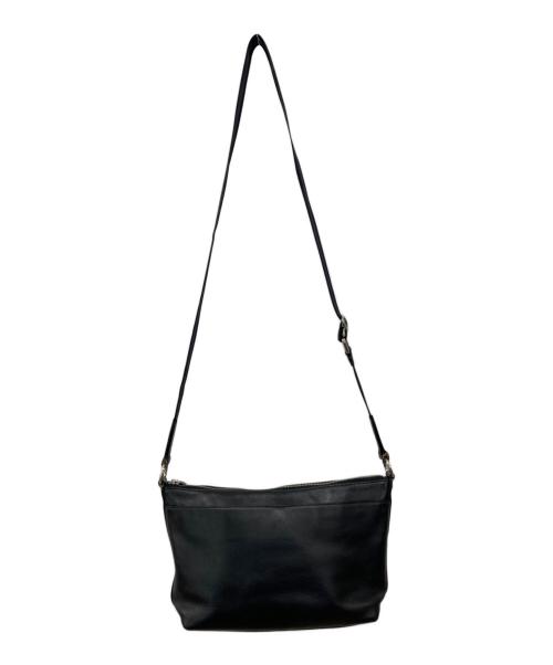 COACH（コーチ）COACH (コーチ) レザーショルダーバッグ ブラックの古着・服飾アイテム