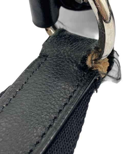 COACH（コーチ）COACH (コーチ) レザーショルダーバッグ ブラックの古着・服飾アイテム