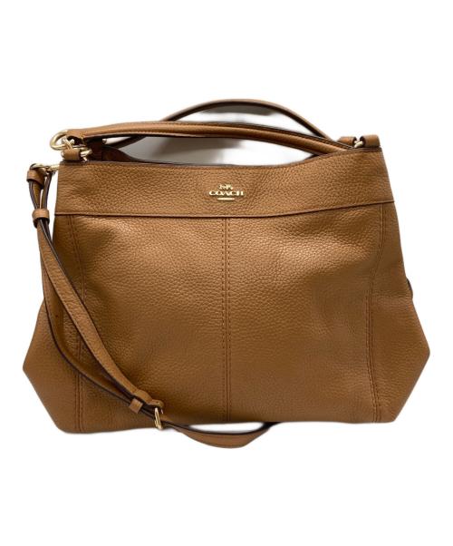 COACH（コーチ）COACH (コーチ) 2WAYバッグ ベージュの古着・服飾アイテム