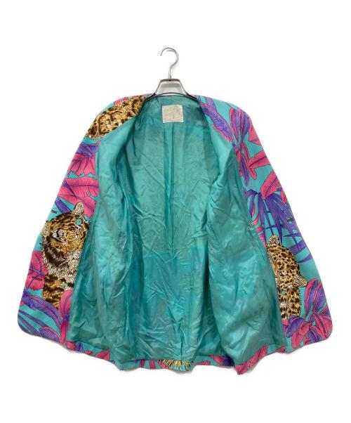 伊太利屋（イタリヤ）伊太利屋 (イタリヤ) アニマル柄コート マルチカラー サイズ:15の古着・服飾アイテム