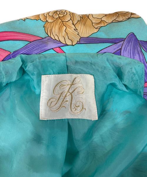 伊太利屋（イタリヤ）伊太利屋 (イタリヤ) アニマル柄コート マルチカラー サイズ:15の古着・服飾アイテム