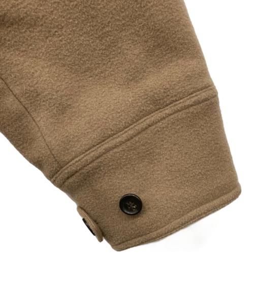 TEN-TO（テント）TEN-TO (テント) 2WAYカラー オーバーシルエットウールコート ベージュ サイズ:FREEの古着・服飾アイテム