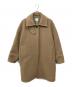 TEN-TO（テント）の古着「2WAYカラー オーバーシルエットウールコート」｜ベージュ