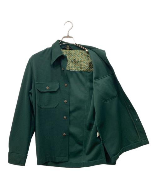 LEE（リー）LEE (リー) 開襟ワークシャツ グリーン サイズ:Mの古着・服飾アイテム
