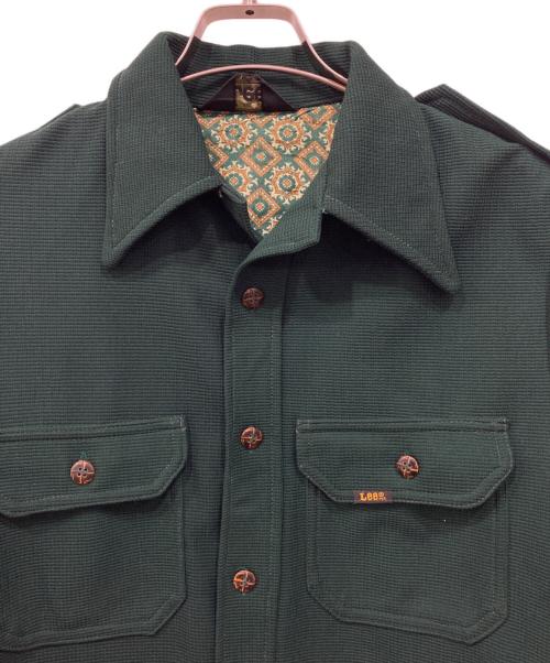 LEE（リー）LEE (リー) 開襟ワークシャツ グリーン サイズ:Mの古着・服飾アイテム