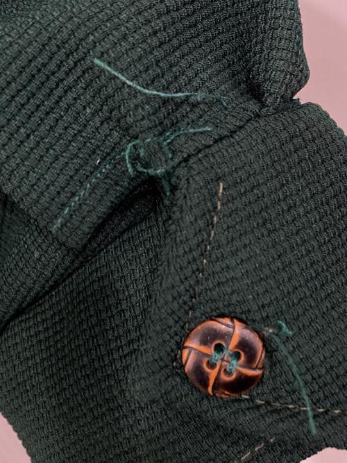 LEE（リー）LEE (リー) 開襟ワークシャツ グリーン サイズ:Mの古着・服飾アイテム