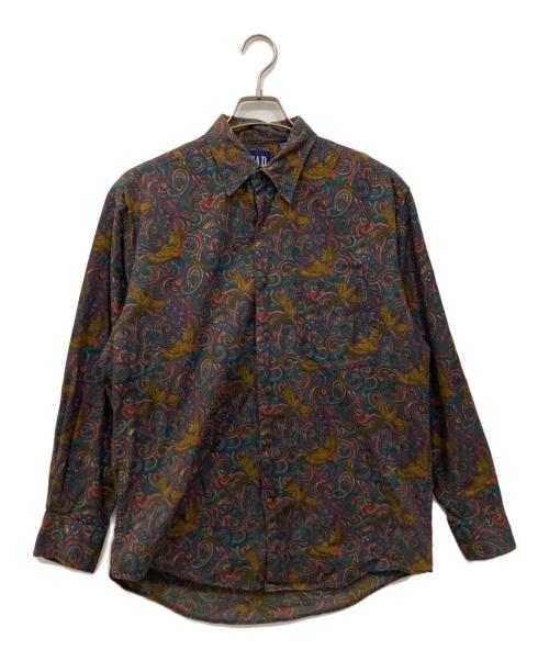 GAP（ギャップ）GAP (ギャップ) 総柄シャツ マルチカラー サイズ:Mの古着・服飾アイテム